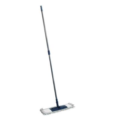 Mop De Microfibra Premium 40cm Com Cabo Ajustável - Limpeza Eficiente E Confortável