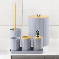 Conjunto Banheiro Sofisticado 6 Peças - Cinza Nature: Estilo E Praticidade - 2