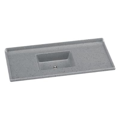 Pia De Cozinha Mármore Sintético 120x55cm Multimóveis CR20479 Cinza