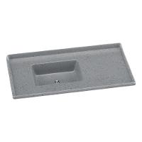 Pia De Cozinha Mármore Sintético 100x53cm Multimóveis CR20478 Cinza - 1