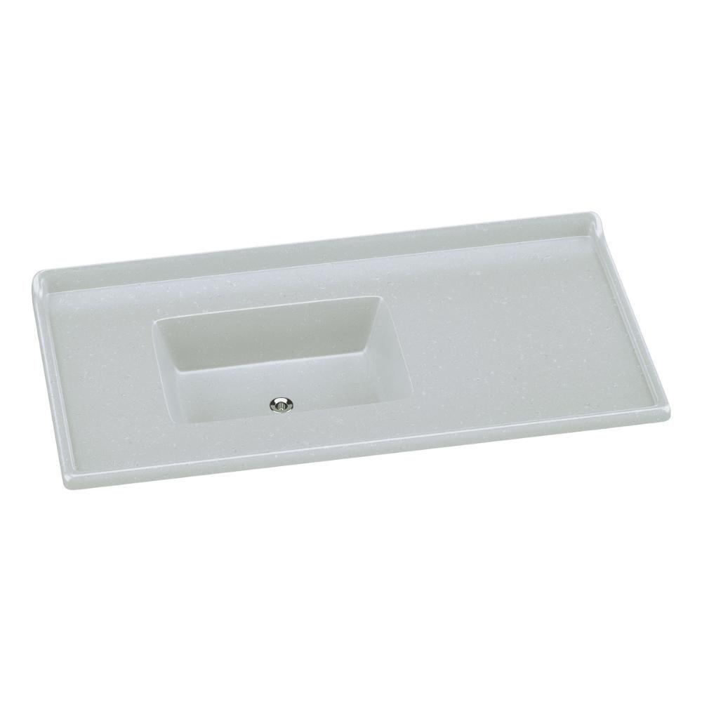 Pia De Cozinha Mármore Sintético 100x53cm Multimóveis CR20478 Off White - 1