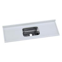 Pia De Cozinha Mármore Sintético 150x55cm Com Cuba Aço Inox Multimóveis CR20474 Off White - 1