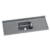 Pia De Cozinha Mármore Sintético 140x55cm Com Cuba Aço Inox Multimóveis CR20473 Cinza - 1