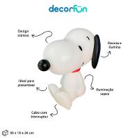 Luz Mágica Snoopy 3d - Iluminação Charmosa E Divertida Para Seus Ambientes - 3