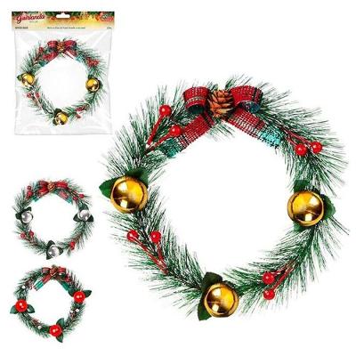 Guirlanda Natalina Colorida De 19cm - Alegria E Tradição Para Sua Decoração Festiva
