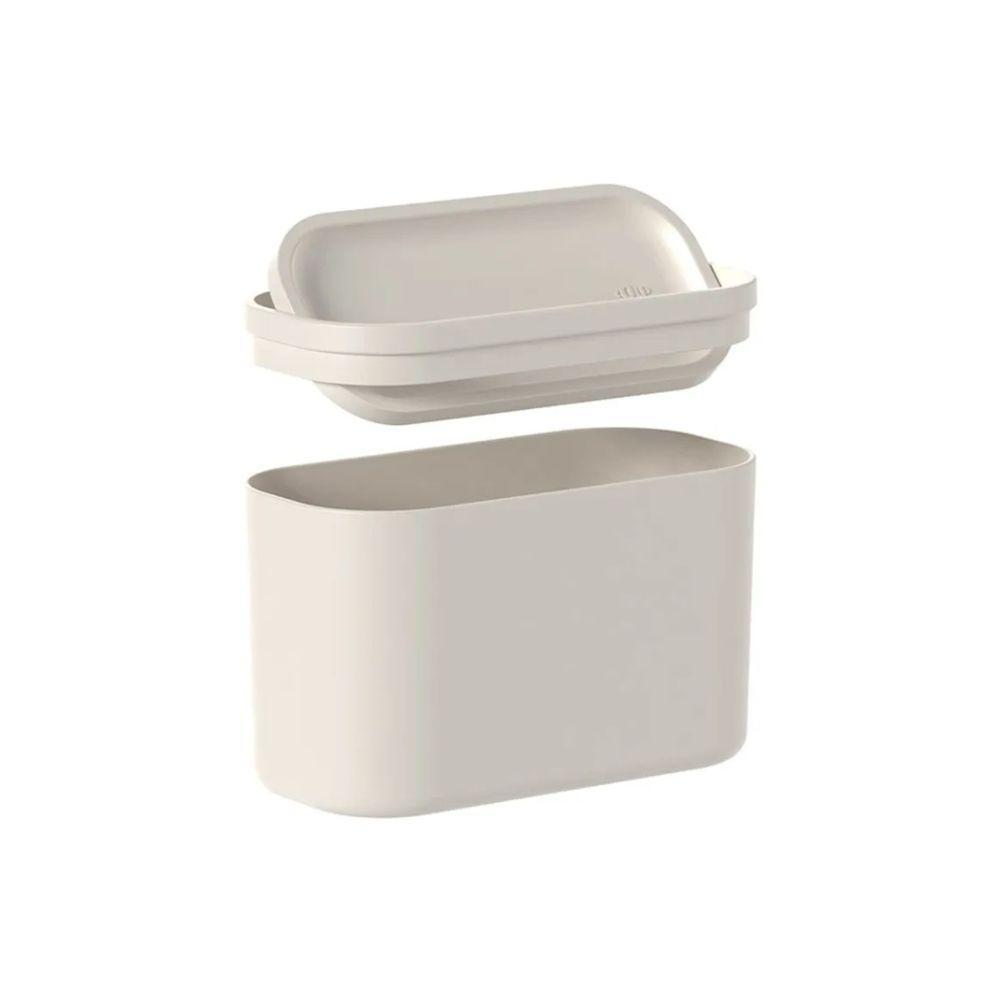 Lixeira Compacta Basculante 1l - Elegância E Praticidade Para Sua Cozinha - 1