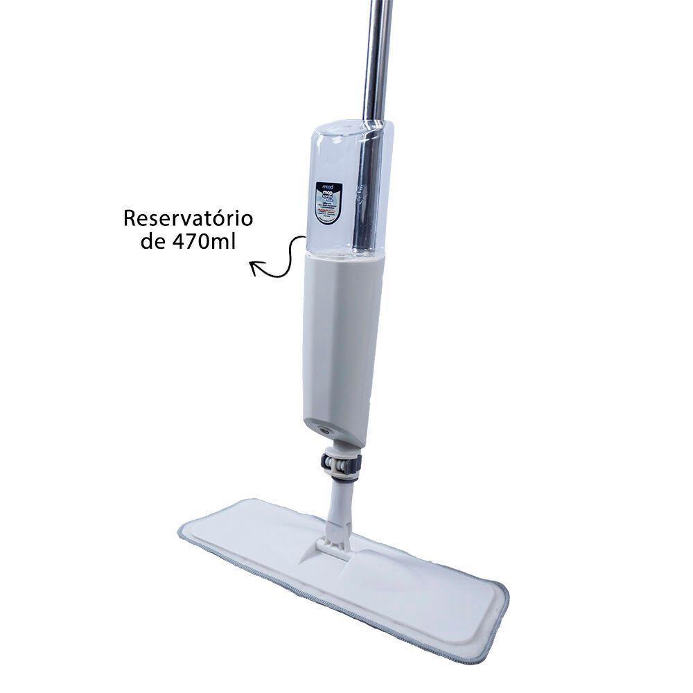 Mop Extensível Com Spray E Cabo Flexível - Limpeza Eficiente Para Todos Os Ambientes - 4
