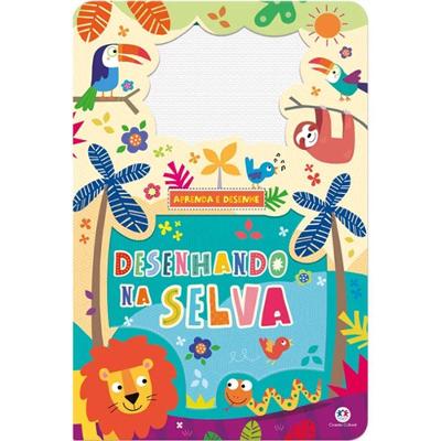 Desenhe E Aprenda: Livro Lousa Magnética Da Selva Para Criatividade Sem Limites!