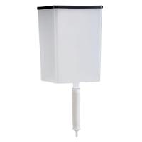 Dispenser Elegante Para Sabonete E álcool Gel 800ml - Preto E Branco - Praticidade E Estilo Para Seu Ambiente! - 3