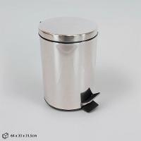 Lixeira Elegante De Aço Inoxidável 8l Com Pedal E Cesto Removível Para Sua Casa - 2