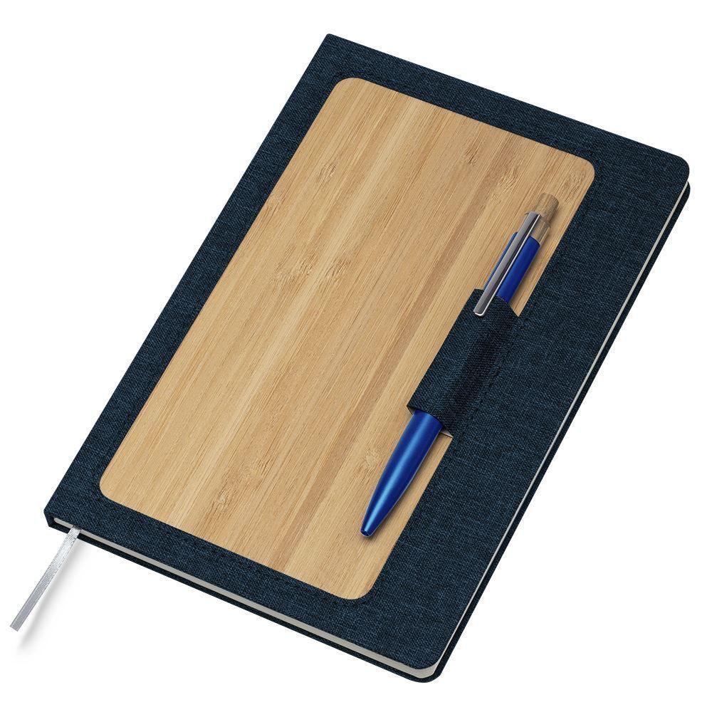 Caderno Ecológico De Bambu Com Suporte Para Caneta ? Sofisticação E Sustentabilidade - 3