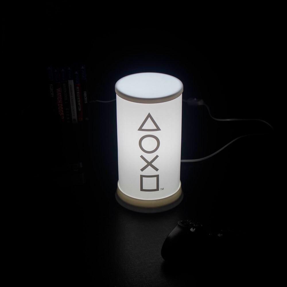 Abajur Luminário ícones Playstation Bivolt Branco - Estilo E Funcionalidade Gamer - 5