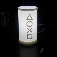 Abajur Luminário ícones Playstation Bivolt Branco - Estilo E Funcionalidade Gamer