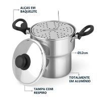 Cuscuzeira De Alumínio ø12cm - Praticidade E Sabor Para Porções Individuais - 3