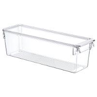 Organizador Compacto Com Tampa Para Geladeira - Tamanho P (36x10x10cm) - Praticidade E Estilo - 1