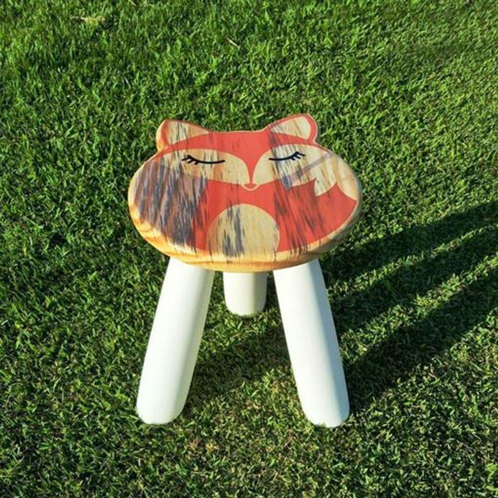 Banco Infantil Raposa: Conforto E Diversão Para O Quartinho Das Crianças! - 2