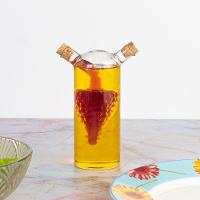 Galheteiro De Vidro 2 Em 1 Elegância Prática Para Azeite E Vinagre - 3