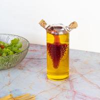 Galheteiro De Vidro 2 Em 1 Elegância Prática Para Azeite E Vinagre