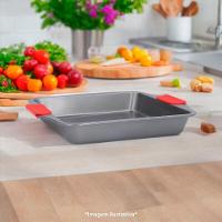 Assadeira Antiaderente Quadrada 28x25cm - Praticidade E Sabor Na Sua Cozinha