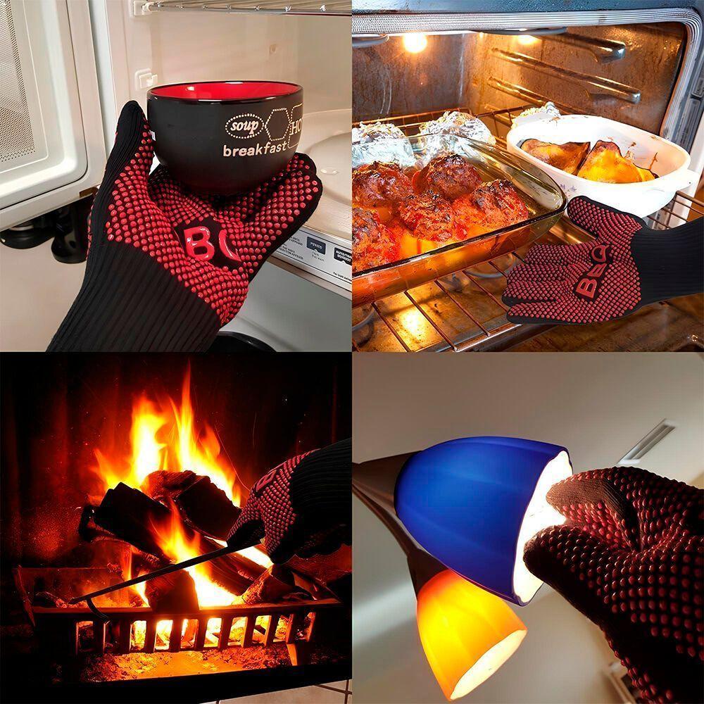 Luva Térmica Premium Para Cozinha E Churrasco - Conforto E Estilo Em Altas Temperaturas - 6