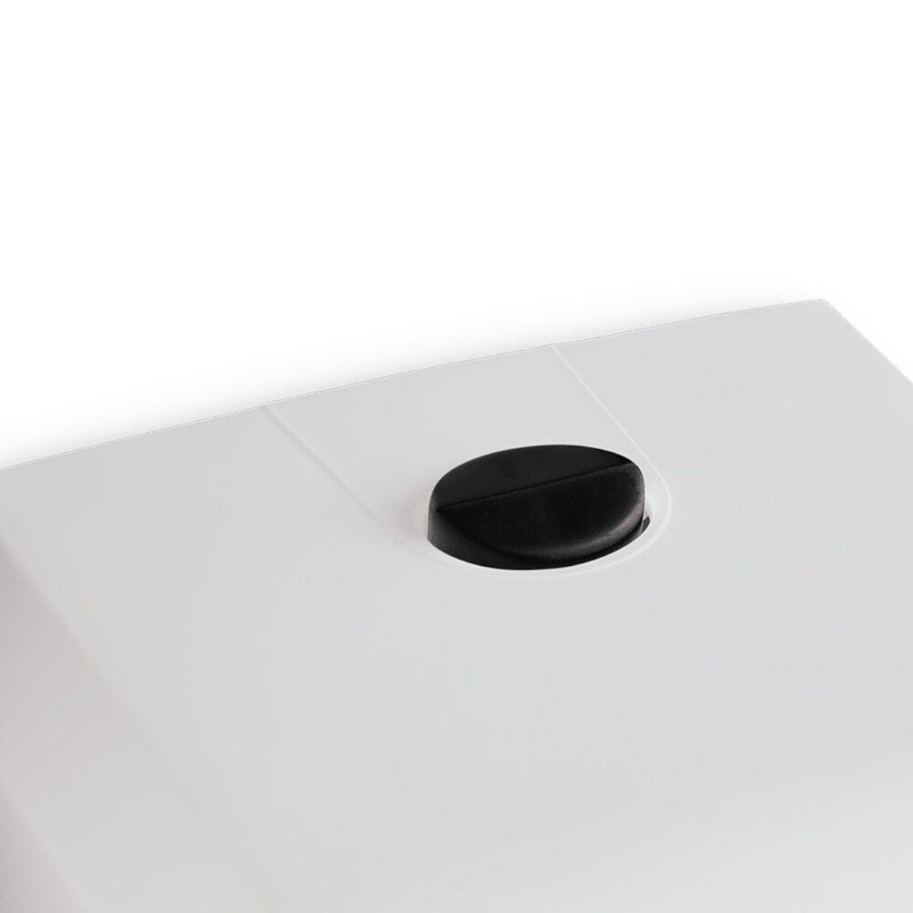 Dispenser Elegante Para Sabonete Ou álcool Gel 800ml - Preto E Branco Clássico - 2