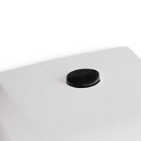 Dispenser Elegante Para Sabonete Ou álcool Gel 800ml - Preto E Branco Clássico - 2