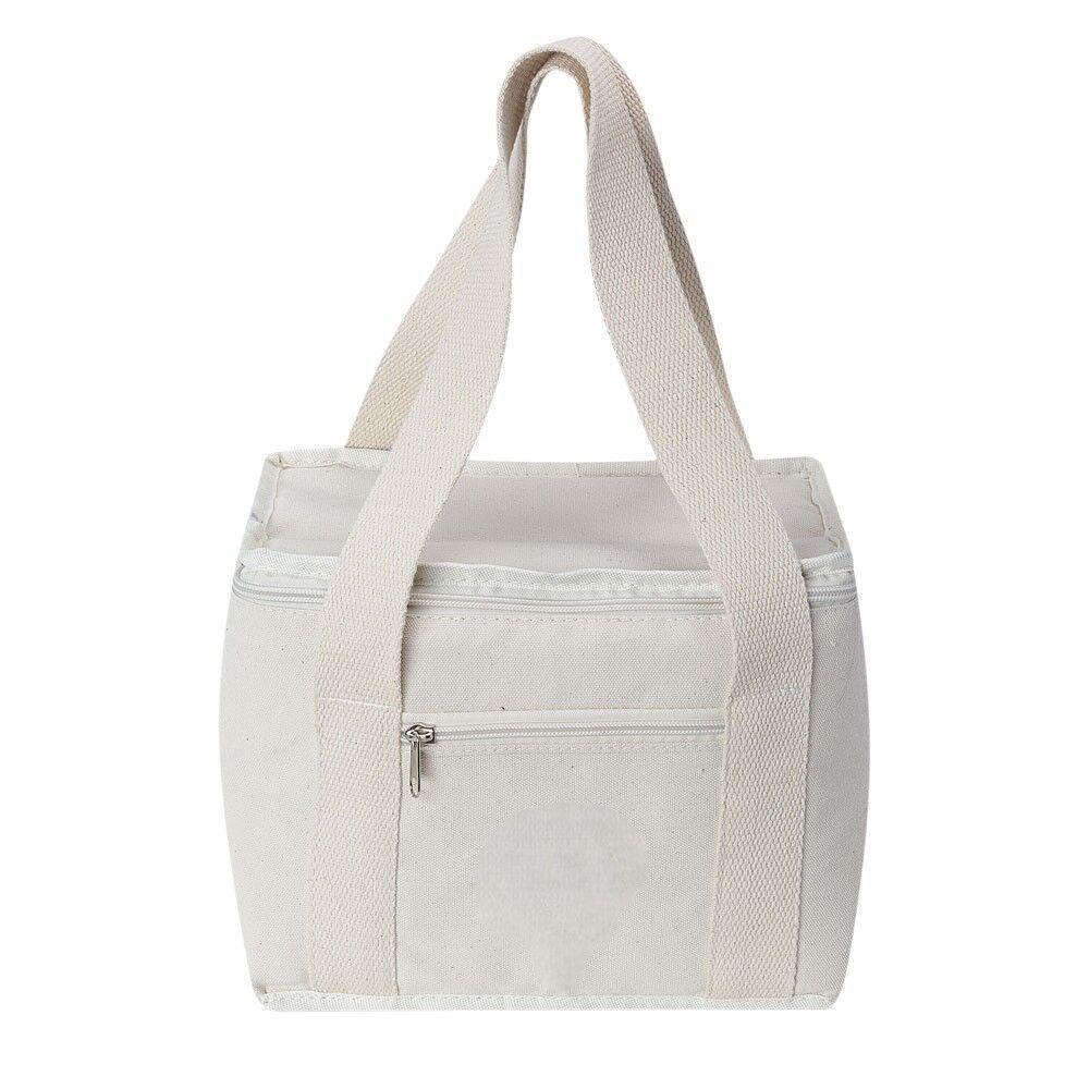 Bolsa Térmica Branca De Algodão: Praticidade E Estilo Para Suas Aventuras Ao Ar Livre - 4