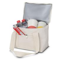 Bolsa Térmica Branca De Algodão: Praticidade E Estilo Para Suas Aventuras Ao Ar Livre - 1