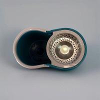 Mop Rotatório Completo Com Balde Inox 13l E 2 Refis - Limpeza Prática E Eficiente! - 5