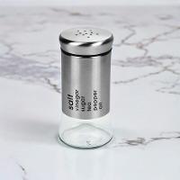 Conjunto Elegante De Saleiro E Pimenteiro De Vidro - 100ml Para Temperos Práticos