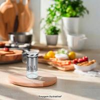 Conjunto Elegante De Saleiro E Pimenteiro De Vidro - 100ml Para Temperos Práticos - 6