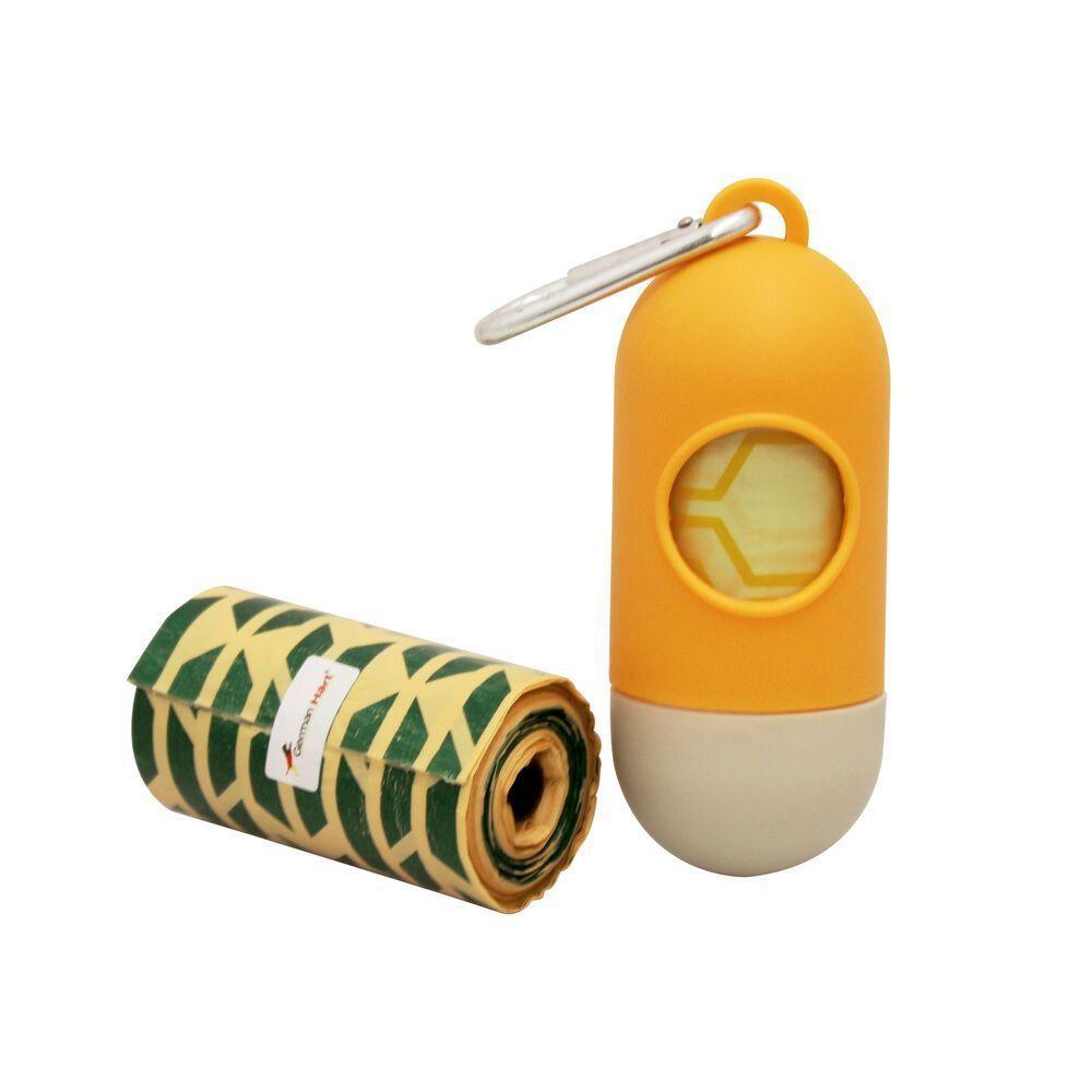 Eco Kit Para Coleta De Fezes De Pets Com Saquinhos Biodegradáveis E Dispenser Moderno - 1