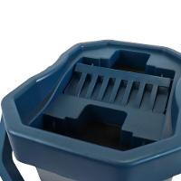 Mop Flat 10l Com Balde E Refil De Microfibra - Limpeza Prática E Eficiente