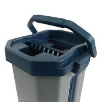 Mop Flat 10l Com Balde E Refil De Microfibra - Limpeza Prática E Eficiente - 6