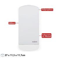 Dispensador Chic De Sabonete E álcool Gel Em Aço Inox 800ml - Elegância E Praticidade - 2