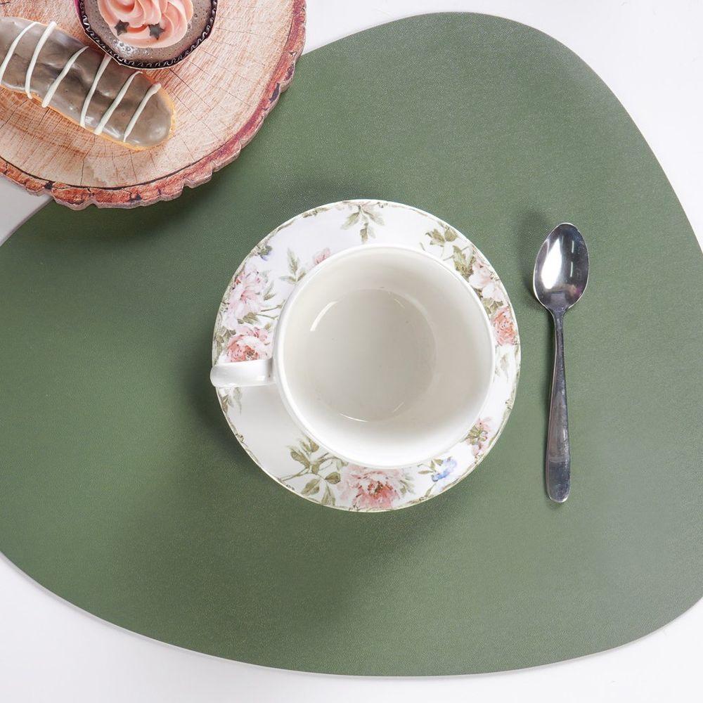 Jogo 8 Americano Shape Pu 43cm Verde - 5