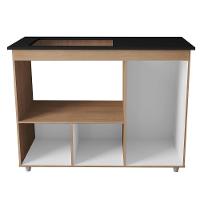 Balcão Para Cooktop 4 Bocas 3 Portas 114 Cm Ana Savana Off White Mobbs Savana Off White - 5