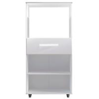 Balcão Multiuso Forno 2 Portas 1 Gaveta 60 Cm Luna Branco Mobbs - 5