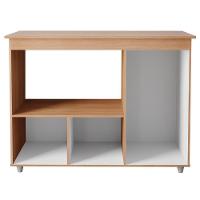 Balcão Multiuso 3 Portas 114cm 9480 Savana Preto Mobbs Savana - 5