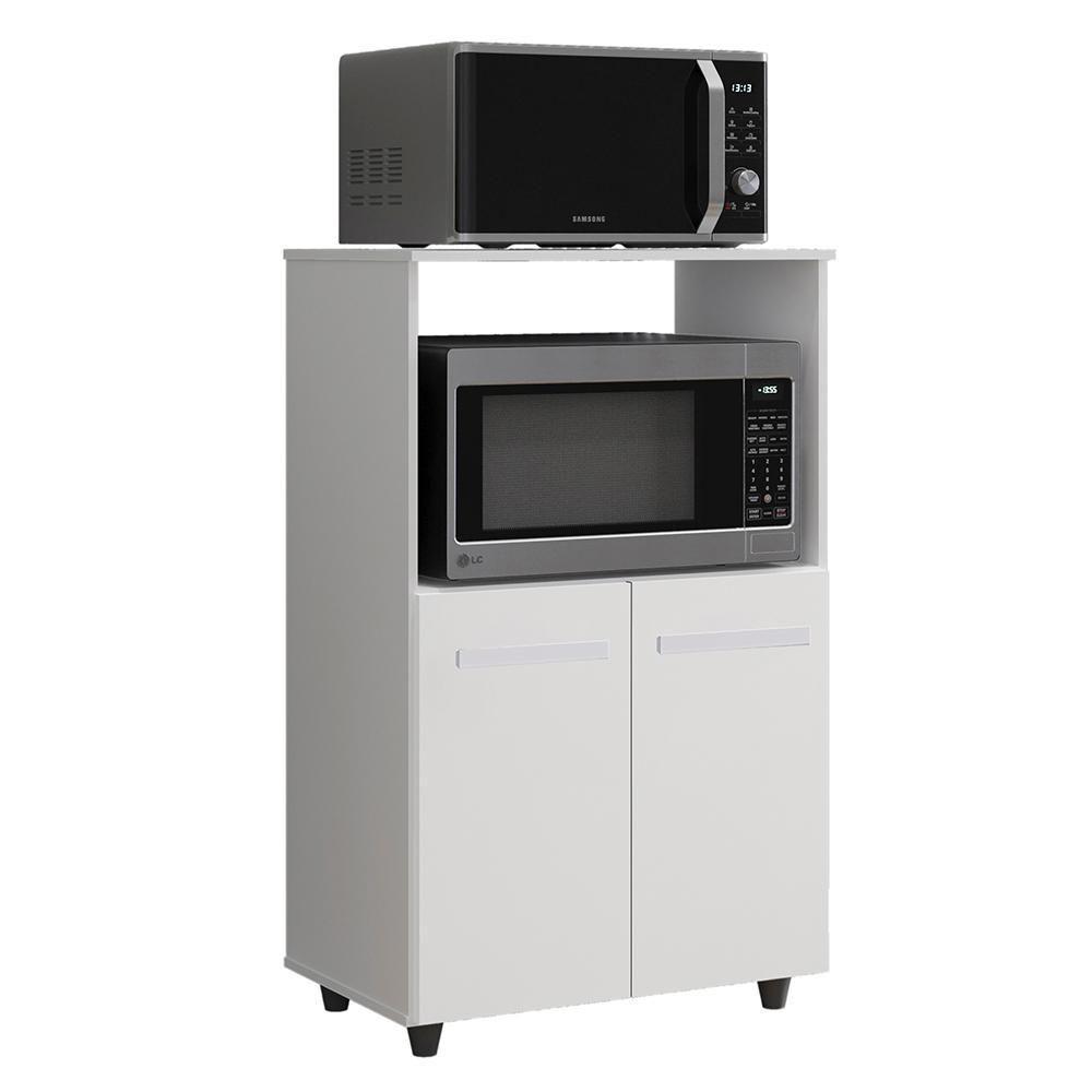 Balcão Multiuso 2 Fornos 60 Cm Tais Branco Mobbs - 1