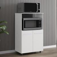 Balcão Multiuso 2 Fornos 60 Cm Tais Branco Mobbs - 6