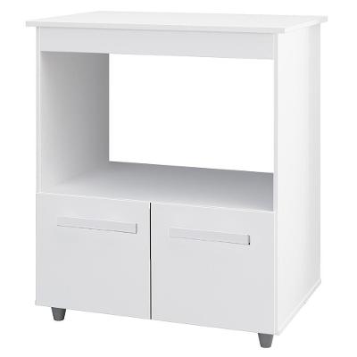 Balcão Multiuso Forno 2 Portas 75 Cm Angela Branco Mobbs