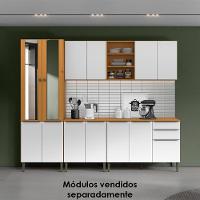 Balcão Com Tampo 2 Portas 70 Cm Mdf 2006805 Cinamomo Branco Armoveis - 8