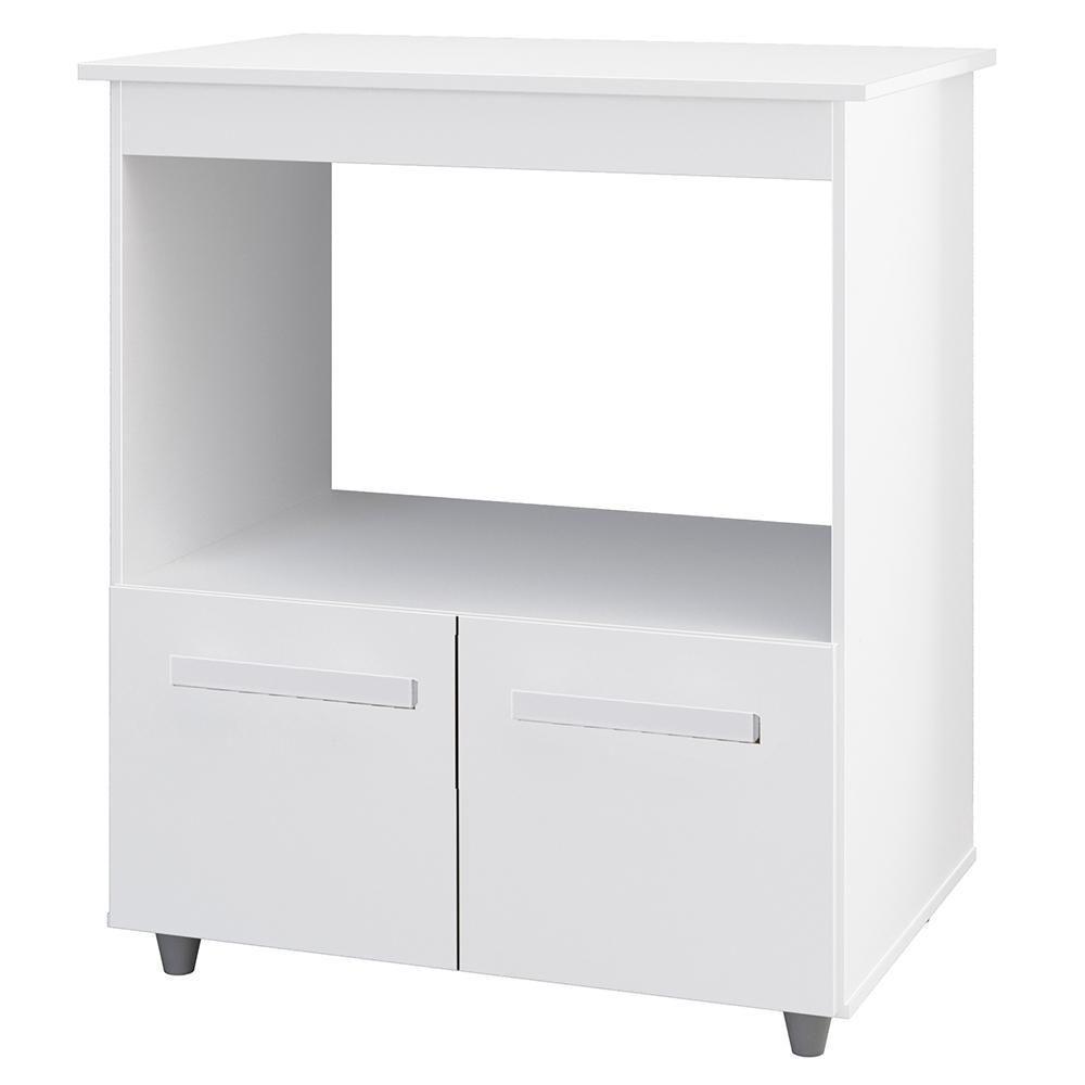 Balcão Multiuso Com Nicho 75cm 9450 Branco Mobbs - 1