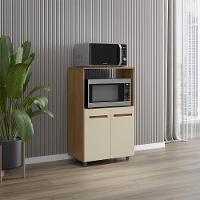 Balcão Multiuso 2 Fornos 60 Cm Tais Savana Off White Mobbs - 5