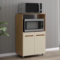 Balcão Multiuso 2 Fornos 60 Cm Tais Savana Off White Mobbs - 6