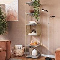 Estante 180 Cm Estilo Industrial Com Tela P1023 Arenas Dourado Pp - 2