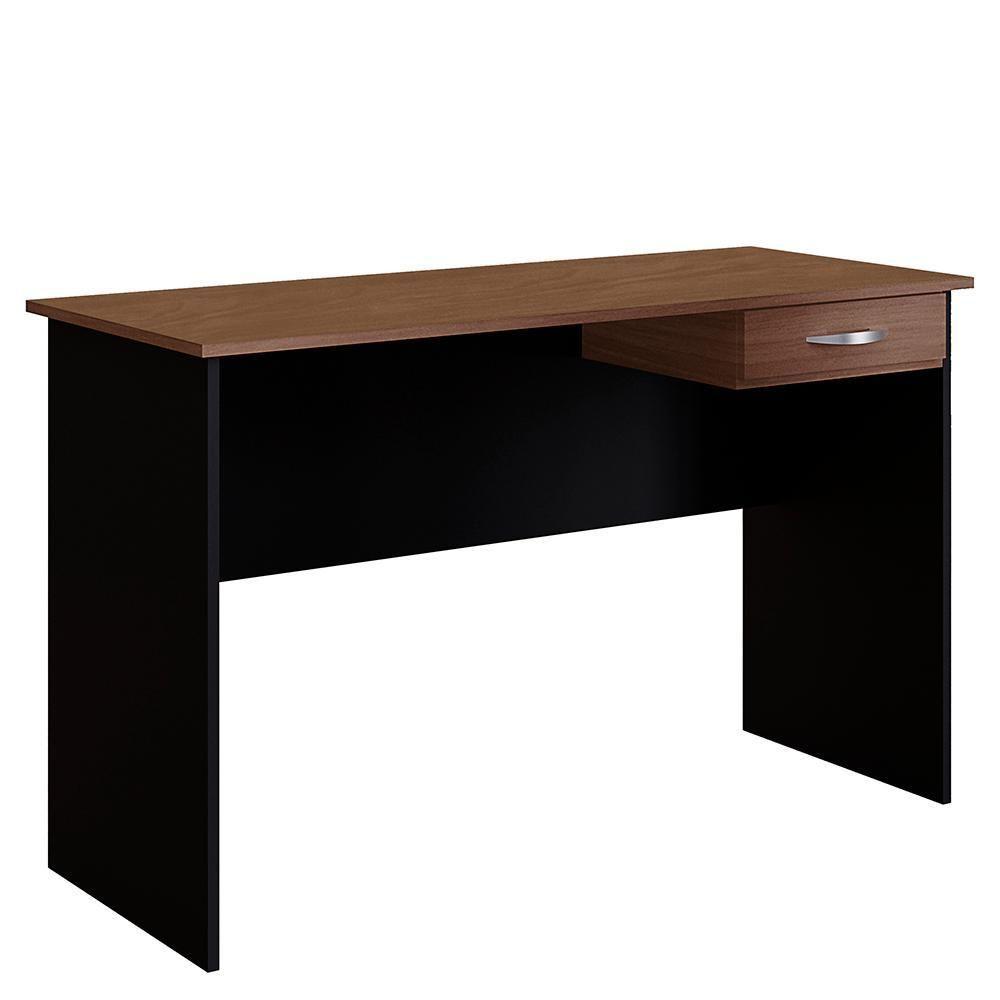 Mesa Para Escritorio 1 Gaveta 120 Cm 6901 Savana Preto Mobbs - 1