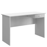 Mesa Para Escritorio 1 Gaveta 120 Cm 6901 Branco Mobbs Branco - 1
