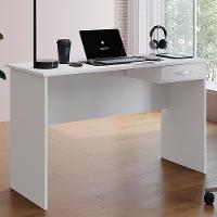 Mesa Para Escritorio 1 Gaveta 120 Cm 6901 Branco Mobbs Branco - 2